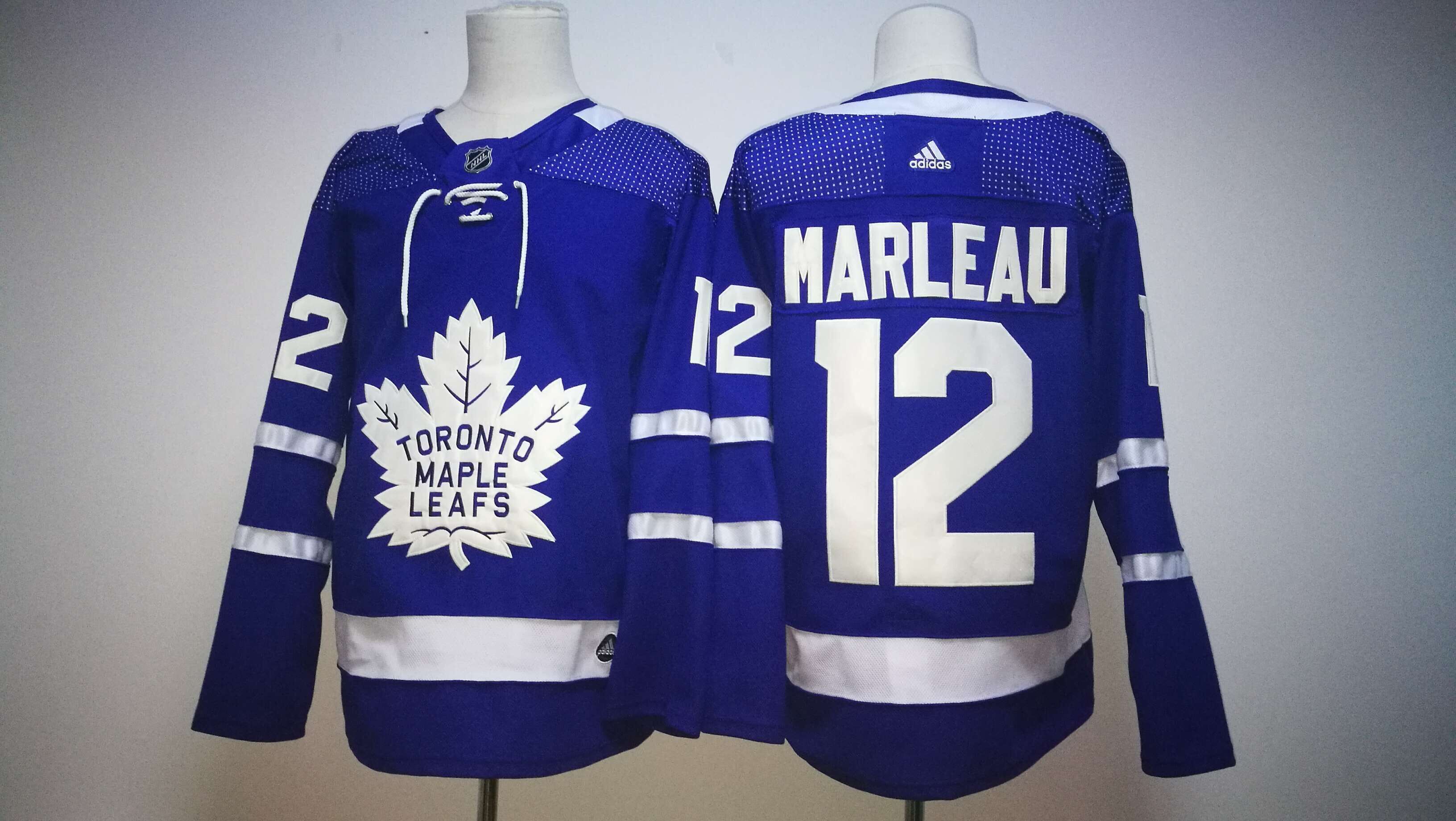 Men Toronto Maple Leafs 12 Marleau Blue Hockey Stitched Adidas NHL Jerseys
